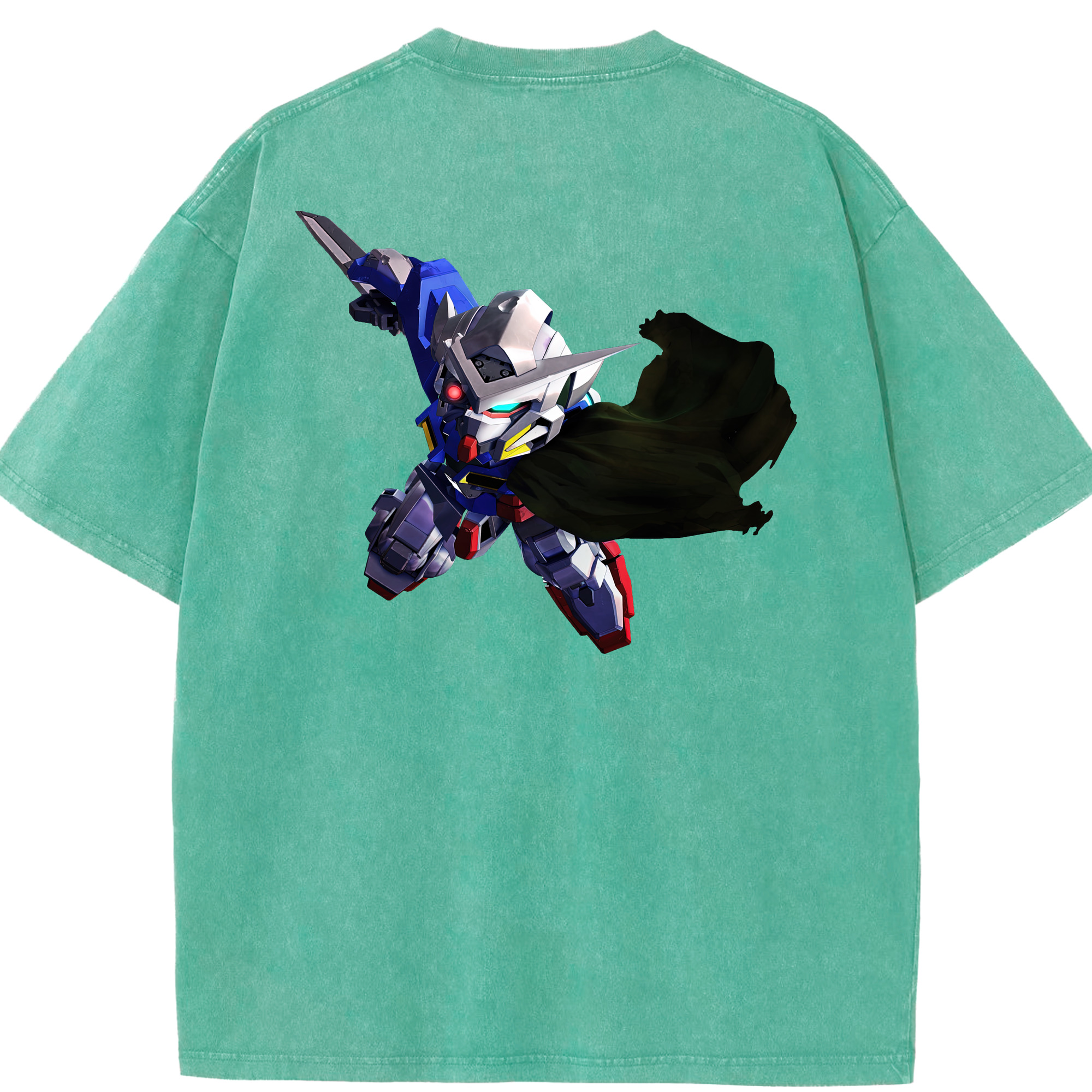 （画像用） 機動戦士ガンダム Mobile Suit Gundam 綿100% ヴィンテージ風 半袖Tシャツ（背面プリント）